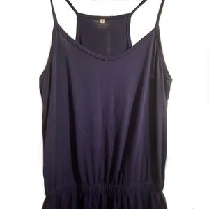 One piece Navy Blue Spaghetti Strap outfit